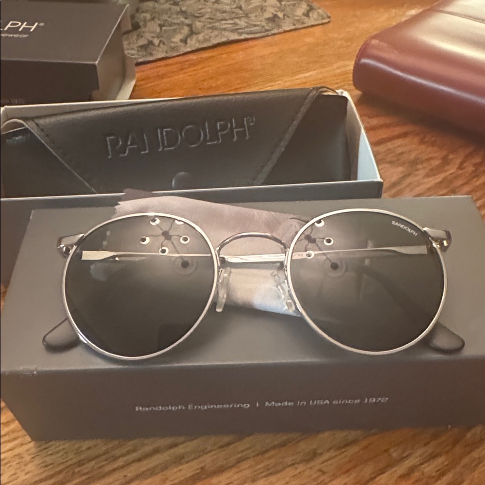 Randolph Engineering Silver Sunglasses